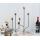 Anti Rust Nordic One Tier Gold Metal Candle Holders