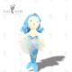 40cm Children Mascot Stuffed Toys Mermaid Stuffed Animal Sea Blue Hair