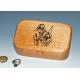 Natural Wood Solid Timber Jewellery Box With Lacquer, Handmade Wooden Ring Gift Box