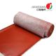 Heavy Duty Silicone Rubber Coated Fiberglass Cloth For Heat Resistance Insulation Sleeve