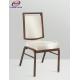 Metal Material White Hotel Banquet Chair With High Density Shaping Sponge