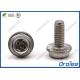A4/316 Stainless Steel Philips Hex Washer Serrated Head Bolts