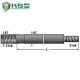 Tungsten Carbide ST68 Threaded Drill Rod / Tube Flushing Hole 30 mm
