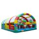 Sport Outdoor Inflatable Playground Custom Logo Printable High Safety With Cover