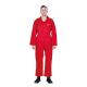 160g/sqm Fabric Red Reflective Workwear Coveralls for Workshop Clothing Overall Sets