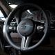 Custom Full Smooth Leather Bmw Car Steering Wheel 350mm Upgrade New