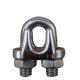 Polished Wire Rope Clip US Type Stainless Steel Cable Clamps 3mm To 76mm