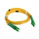 Simplex Single Mode Optical Fiber Cable OS2 LC APC To LC APC Fiber Optic Patch Cord