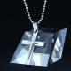 Fashion Top Trendy Stainless Steel Cross Necklace Pendant LPC296