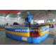 Large Inflatable Pool , Inflatable Kids Pool Blue Round Oxford For Entertainment RQL-00201
