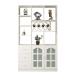 Durable Functional MDF Living Room Divider Cabinet
