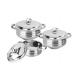 Full Mirror Polished Stainless Steel Cookware Sets Durable And Easy Cleaning