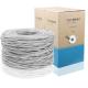 Durable 23AWG Cat5e Network Ethernet Cable , 4 Pair 1000ft UTP Shielded Cable