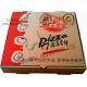 AE Fluted Corrugated Kraft Paper Pizza Packaging Box CMYK Printing Matt Lamination