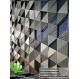 Triangle shape Perforated metal cladding aluminium facades for building architectural