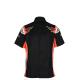 Adults Custom Breathable Black Sports Polo Shirt with Embroidery and Customized Color