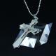Fashion Top Trendy Stainless Steel Cross Necklace Pendant LPC418