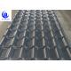 Color ASA Plastic Spanish Roof Tiles Weather Resistance Long Lifespan