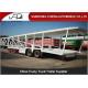 Double Axles Car Carrier Trailer For 9 Cars Transport Steel Material