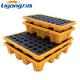 Detachable 4T Plastic Spill Pallets Anti Leakage Oil Drum Pallet