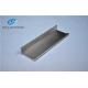 Decorative Brushing Aluminum Extrusions Profile Corner With GB / 75237-2004