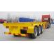 40 T Flat Bed Semi Trailer Truck 40 Feet Skeleton Container transport Tractor Trailer