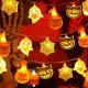Halloween String Lights LED Pumpkin Pumpkin Ghost Skeleton Spider Lights Battery for Halloween Indoor Outdoor Decorations