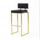 Hot Selling High Foot Chair Stainless Steel Bar Stool Counter Chair For Party Event Club