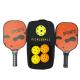 3K Carbon Fiber Pickleball Racquet Orange Pickle Ball Paddle