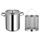 304 Stainless Steel Deep Frying Pots For French Chip Frying