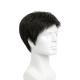 Full Cuticle Swiss Lace Base Material 100% Human Unprocessed Virgin Hair Wig for Men