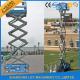 Mobile Self Propelled Elevating Work Platforms Battery Powered 4m 10m 14m Lift Height