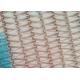 Sprial Weave Architectural Conveyor Belt Mesh Curtain For Buildings Decoration