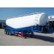 3 axle 60 tons flour bulk loading unloading bulk fly ash trailer for sale
