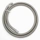 3/8 Stainless Steel 304 Wire Braided Convoluted PTFE Hose High Temperature