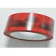 PET Material Red  Tamper Evident Security Tape Full Residue For Box Seal