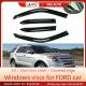 Sleek Smoke Window Visor ISO9001 Ford Explorer Rain Guards