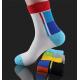 2016 Newest top selling custom colorful summer athletic mid calf length socks for men