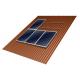 Home Solar Panel Roof Mounting Systems 10-60° Tilt Angle Anodized Anti - Corrosive