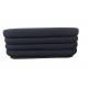 Fully blue linen fabric upholstery bench/ ottoman/bed bench for hotel bedroom furniture,soft seating for hotel bedroom
