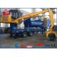 Large Capacity Trailer mounted Scrap Baler Logger For Light Metal Scrap