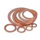 Brass Copper Colored Metal Round Flat Plate Fender Washers Sealing Gasket Punched Ring Washer