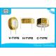 Yellow 0.1F~1.0F Digital Power Capacitor OF Lamination Coin Type 5.5 V Super capacitor