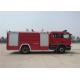 Gross Vehicle Weight 15330kg Light Water Tender Fire Truck with Four-Stroke Engine