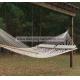 Deluxe 60 Inch Extra Wide Double Cotton Sleeping Hammock , 2 Person Rope Hammock With Stand