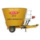Full Automatic 4-8 M3 Vertical Cow Feed TMR Mixer Machine Yellow Red Color