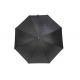 Black Hand Open Kids Compact Umbrella UV Coating Inside 8mm Metal Shaft