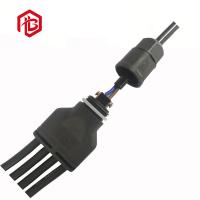 Rohs Nylon Waterproof Circular Connector 3 Pin Screw Lighting Strip