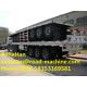 3 Axle 40 Feet Flatbed Skeletal Semi Trailer Trucks 12 Pcs Container Twist,container semi trailer