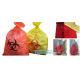 Draw string Biohazard garbage/trash bag for infecciosas/hospital use, biohazardous waste bag, bagplastics, bagease, pac
